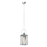 Lámpara Colgante Vintage Gris Acero Diseño Único 110cm - Iluminacion | Bylmo