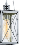 Lámpara Colgante Vintage Gris Acero Diseño Único 110cm - Iluminacion | Bylmo