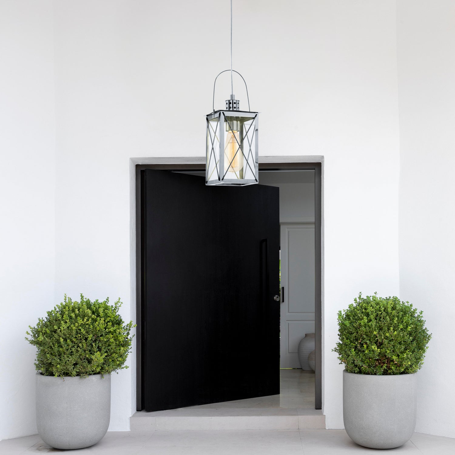 Lámpara Colgante Vintage Gris Acero Diseño Único 110cm - Iluminacion | Bylmo