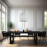 Lámpara Colgante Contemporáneo Gris Diseño Contemporáneo Ajustable 1100 Lúmenes - Iluminacion | Bylmo