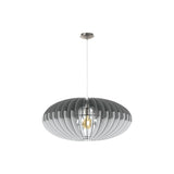 Lámpara Colgante Rústico Gris 1 Foco LED Ajustable 70x200cm - Iluminacion | Bylmo