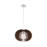 Lámpara Colgante Rústico Madera 40x40x130cm Ambiente - Iluminacion | Bylmo