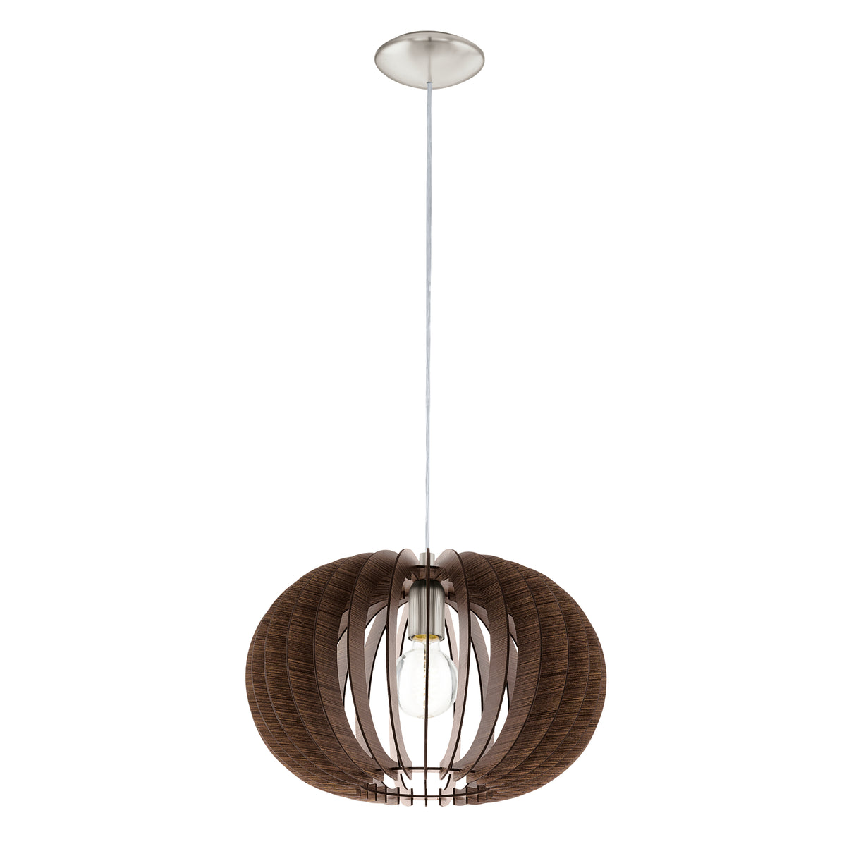 Lámpara Colgante Rústico Madera 40x40x130cm Ambiente - Iluminacion | Bylmo