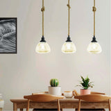 Lámpara Colgante Rústico Negro 3 Luces 19x89x123cm. - Iluminacion | Bylmo