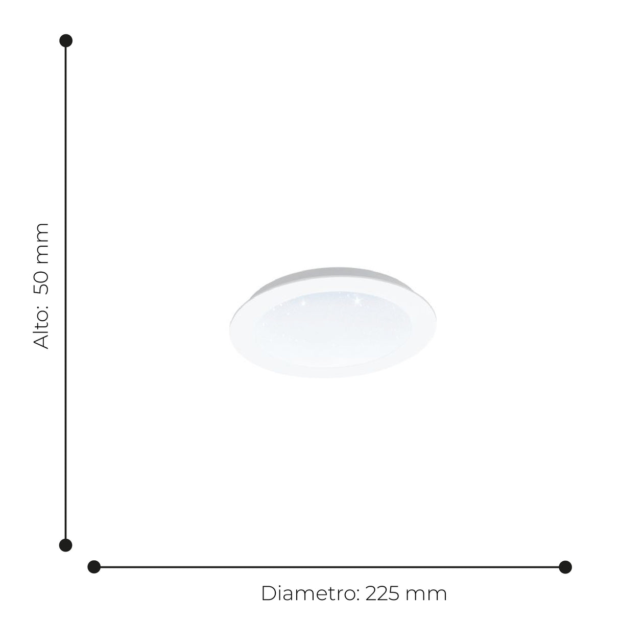 Lámpara Empotrable Contemporáneo Blanco 22x4x5cm LED 1600 Lúmenes - Iluminacion | Bylmo