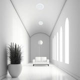Lámpara Empotrable Contemporáneo 22x22 Blanco LED 1600lm 160 IP20 - Iluminacion | Bylmo
