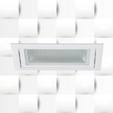 Lámpara Empotrable Contemporáneo 1 Luz 14x19x22 Blanco Aluminio 2600 Lúmenes - Iluminacion | Bylmo