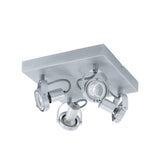 Spot de Iluminación Industrial 27x27x27 cm Gris Ajustable - Iluminacion | Bylmo