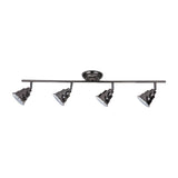 Spot de Iluminación Industrial 9x83x19 Negro Acero Pared LED 35 4 Luces - Iluminacion | Bylmo