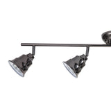 Spot de Iluminación Industrial 9x83x19 Negro Acero Pared LED 35 4 Luces - Iluminacion | Bylmo