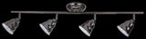Spot de Iluminación Industrial 9x83x19 Negro Acero Pared LED 35 4 Luces - Iluminacion | Bylmo