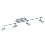 Spot de Iluminación Moderno Gris Acero de Pared 9x78cm 450 Lúmenes - Iluminacion | Bylmo