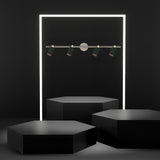Spot de Iluminación Moderno 4 Luces Gris Acero Ajustable - Iluminacion | Bylmo
