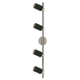 Spot de Iluminación Moderno 4 Luces Gris Acero Ajustable - Iluminacion | Bylmo