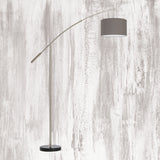 Lámpara de Piso Contemporáneo Gris Acero 32x160x195cm Diseño Único - Iluminacion | Bylmo