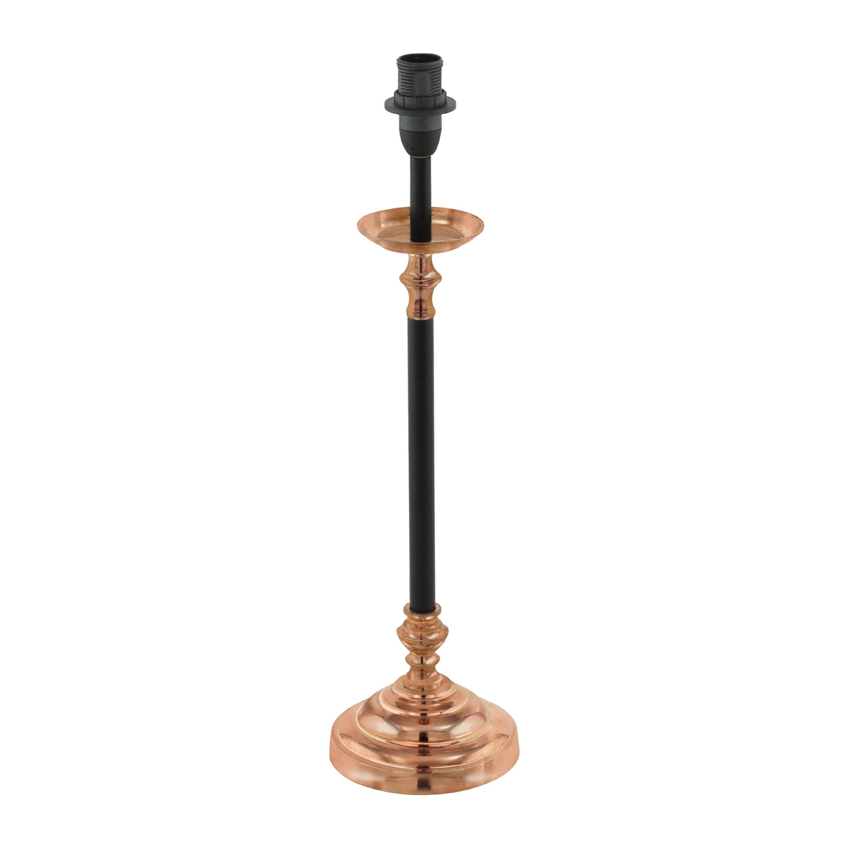 Lámpara de Mesa Vintage Acero Negro 12x12x44cm Estilo Portátil 450Lm LED - Iluminacion | Bylmo
