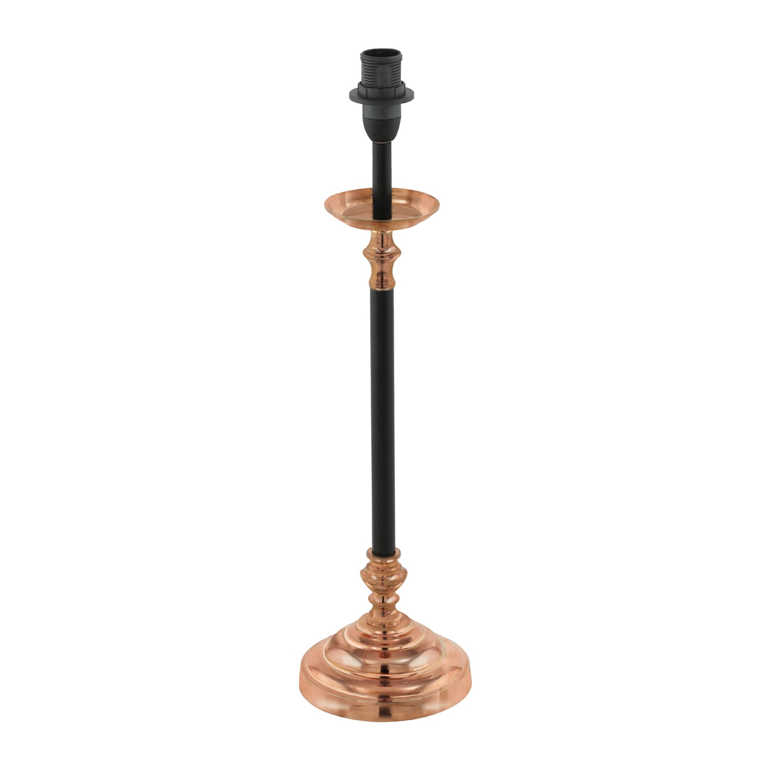 Lámpara de Mesa Vintage Acero Negro 12x12x44cm Estilo Portátil 450Lm LED - Iluminacion | Bylmo