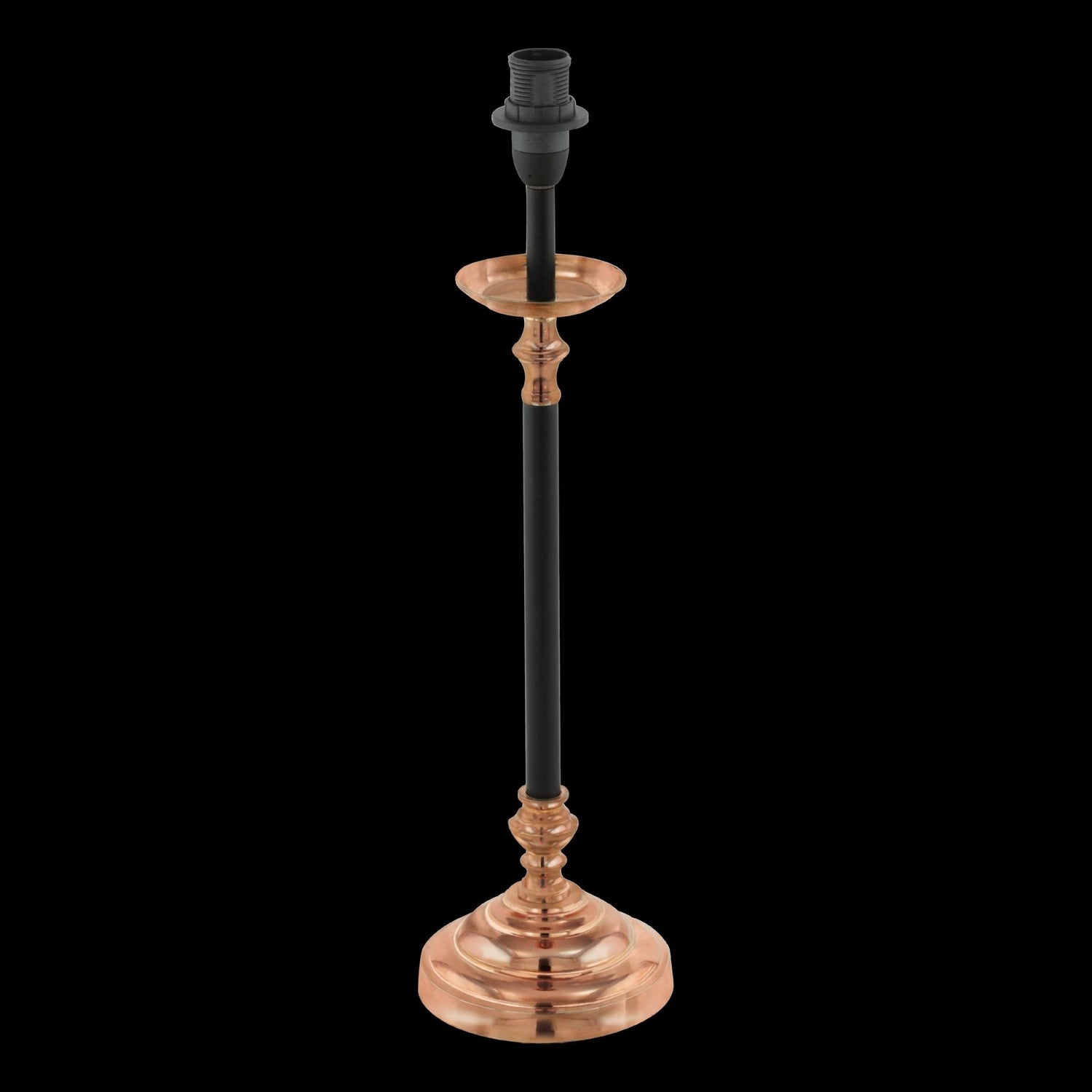 Lámpara de Mesa Vintage Acero Negro 12x12x44cm Estilo Portátil 450Lm LED - Iluminacion | Bylmo