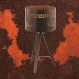 Lámpara de Mesa Rústico 1 Luz 32x32x67 Cafe Estilo Portable Apta Exterior - Iluminacion | Bylmo