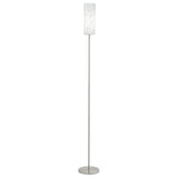 Lámpara de Piso Contemporáneo Gris Acero 11x11x153cm Iluminación Ambiente LED - Iluminacion | Bylmo