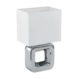 Lámpara de Mesa Contemporáneo Gris Cerámica 1 Luz 13x20x33cm - Iluminacion | Bylmo