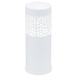 Lámpara de Mesa Contemporáneo 1 Luz Blanca Cerámica 12x12x30cm 0.96kg - Iluminacion | Bylmo