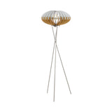 Lámpara de Piso Rústico Gris 1 Luz 160 LED 1100 Lúmenes 153cm 50x50cm - Iluminacion | Bylmo