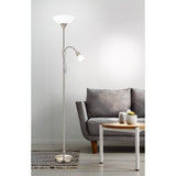 Lámpara de Piso Clásico Dorado 2 Luces 178cm Diseño Clásico Acero - Iluminacion | Bylmo