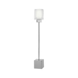 Lámpara de Mesa Moderno Gris Acero 1 Luz 45x8x8cm 1.25kg - Iluminacion | Bylmo