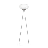 Lámpara de Piso Contemporáneo Gris 2 Luces LED 37x37x157cm - Iluminacion | Bylmo