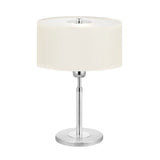 Lámpara de Mesa Contemporáneo Beige 1.91kg 23x23x38cm ACERO - Iluminacion | Bylmo