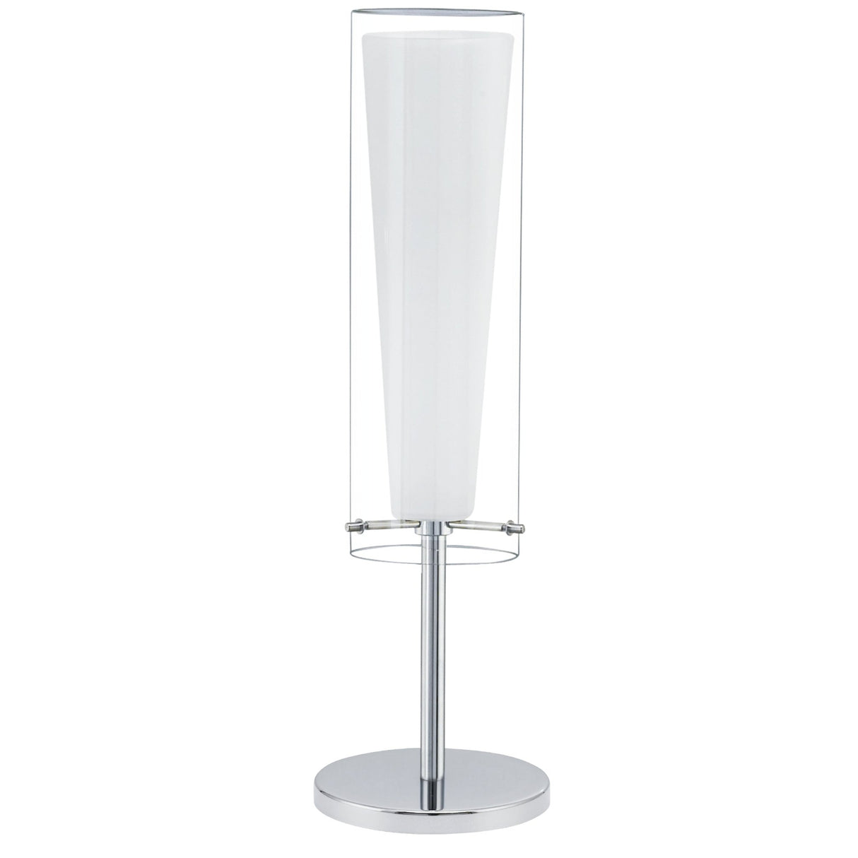 Lámpara de Mesa Moderno Gris Acero 11x11x50cm 1100 Lúmenes LED - Iluminacion | Bylmo