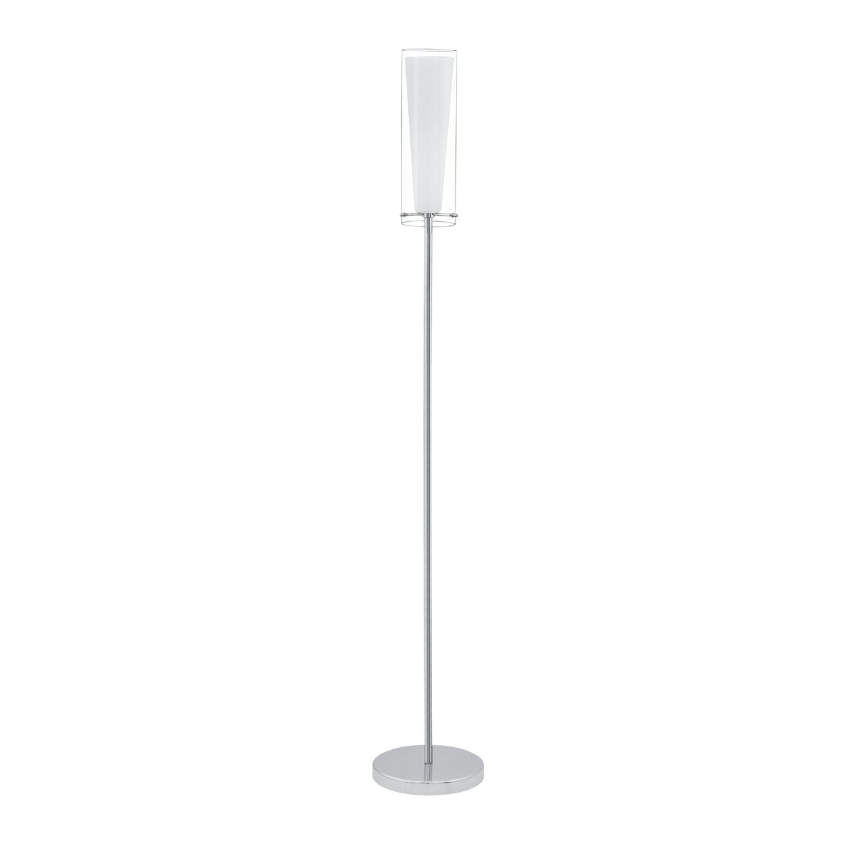 Lámpara de Piso Moderno Gris Acero 23x147cm Ambiente LED 1100L. - Iluminacion | Bylmo