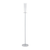 Lámpara de Piso Moderno Gris Acero 23x147cm Ambiente LED 1100L. - Iluminacion | Bylmo