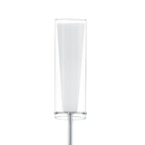 Lámpara de Piso Moderno Gris Acero 23x147cm Ambiente LED 1100L. - Iluminacion | Bylmo