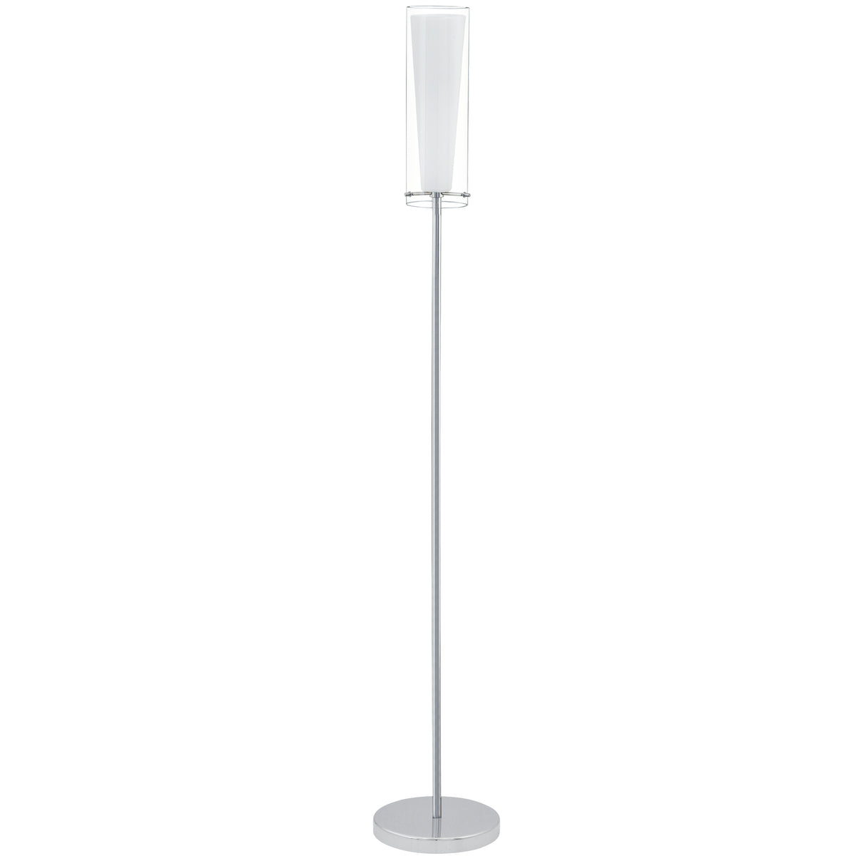 Lámpara de Piso Moderno Gris Acero 23x147cm Ambiente LED 1100L. - Iluminacion | Bylmo