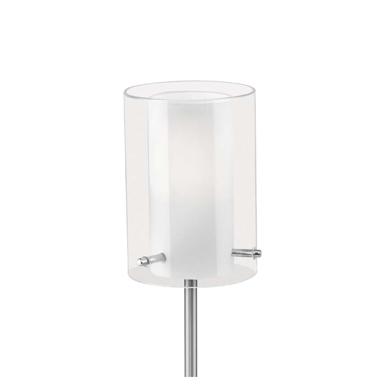 Lámpara de Mesa Moderno Gris Acero 39cm Ambiente LED 450lm - Iluminacion | Bylmo