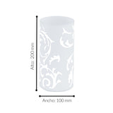 Lámpara de Mesa Contemporáneo ACERO Blanco 1 Luz 10x10x20cm - Iluminacion | Bylmo