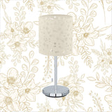 Lámpara de Mesa Contemporáneo Beige 16x16x37cm ACERO 1 Luz IP20 LED - Iluminacion | Bylmo