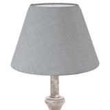 Lámpara de Mesa Rústico Gris 1 Luz 38cm Madera - Iluminacion | Bylmo