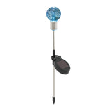 Lámpara Solar Rústico Vidrio Negro 1 Luz Ajustable LED 6x3x48cm - Iluminacion | Bylmo