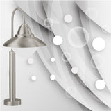 Lámpara Moderno Gris 35x35x62cm LED - Iluminacion | Bylmo