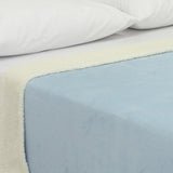 Cobija Ovejera Cibraja Azul Celeste 180x190cm Fondo Entero - Cobijas y Mantas | Bylmo