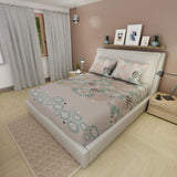 Sábana Ajustable Serebel Palo de Rosa de Flores Para Cama Doble 140 X 190 Cm - Sabanas | Bylmo