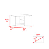 Mesa de Centro Adel Capri y Macadamia 80.1x42.1cm Rectangular - Mesas de Centro | Bylmo