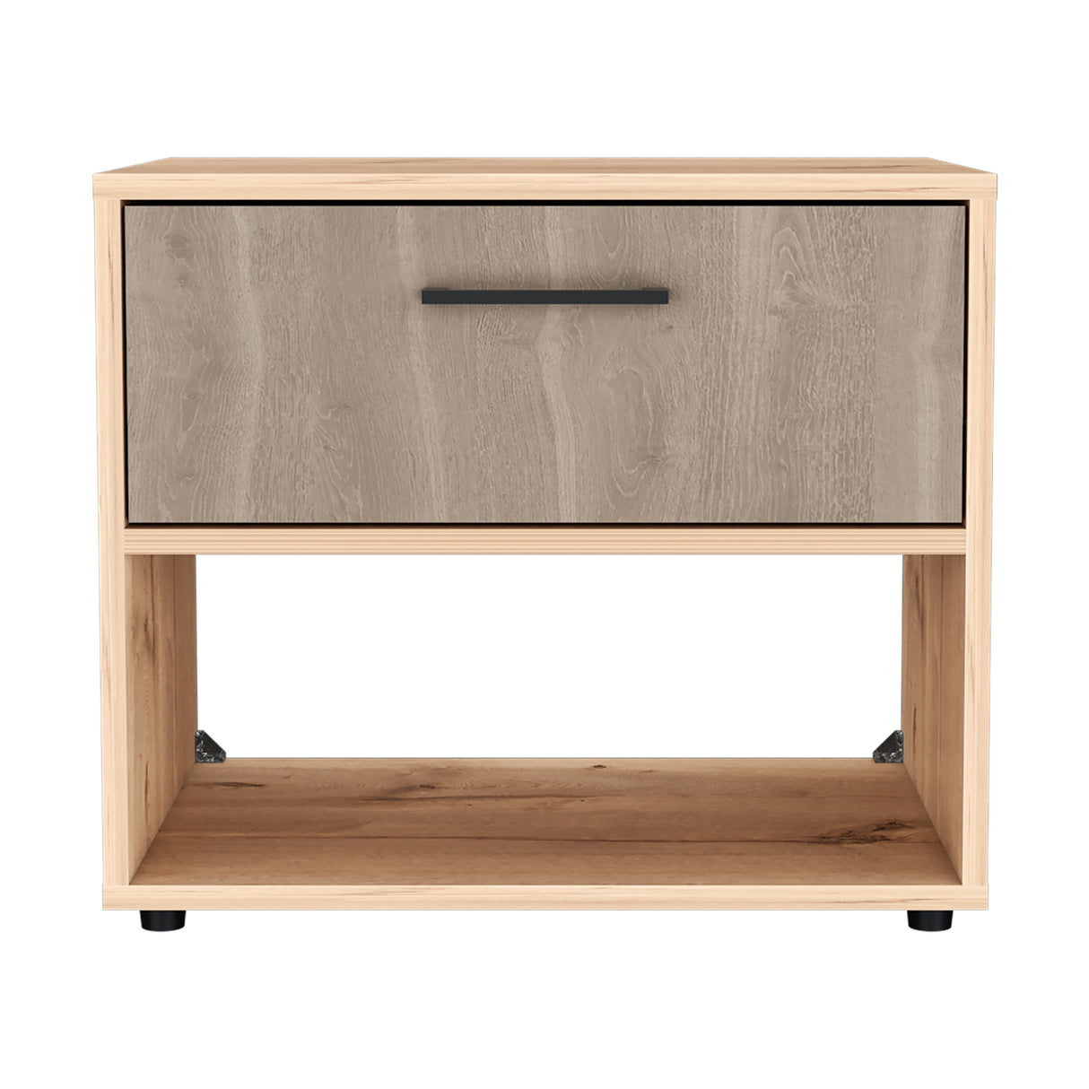 Mesa de Noche Alana Duna y Bardolino 53x45.9cm con Patas - Mesas de Noche | Bylmo