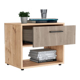 Mesa de Noche Alana Duna y Bardolino 53x45.9cm con Patas - Mesas de Noche | Bylmo