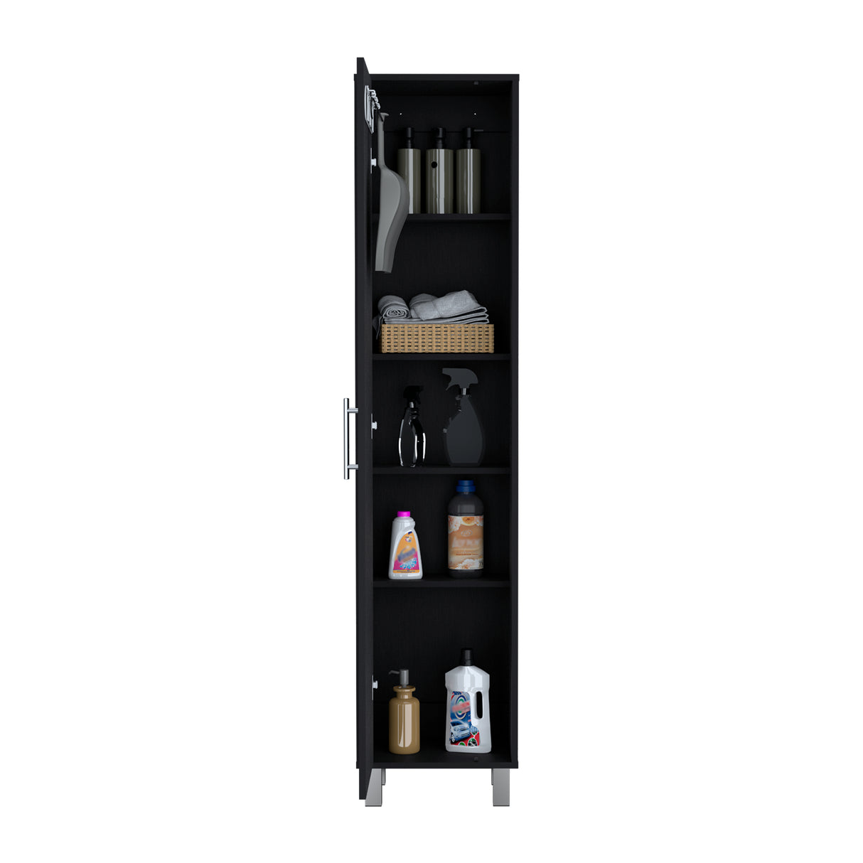 Mueble de Aseo Laska Wengue 40x180cm con Cuatro Cajones - Muebles de Aseo y Ropas | Bylmo