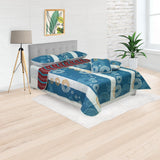 Cubrelecho Español Solicrele Blanco de Círculos Para Cama Doble 140 X 190 Cm - Tendidos y Cubrelechos | Bylmo