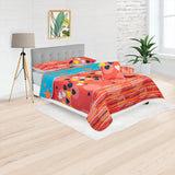 Cubrelecho Español Ambete Salmón de Corazones Para Cama Semidoble 120 X 190 Cm - Tendidos y Cubrelechos | Bylmo